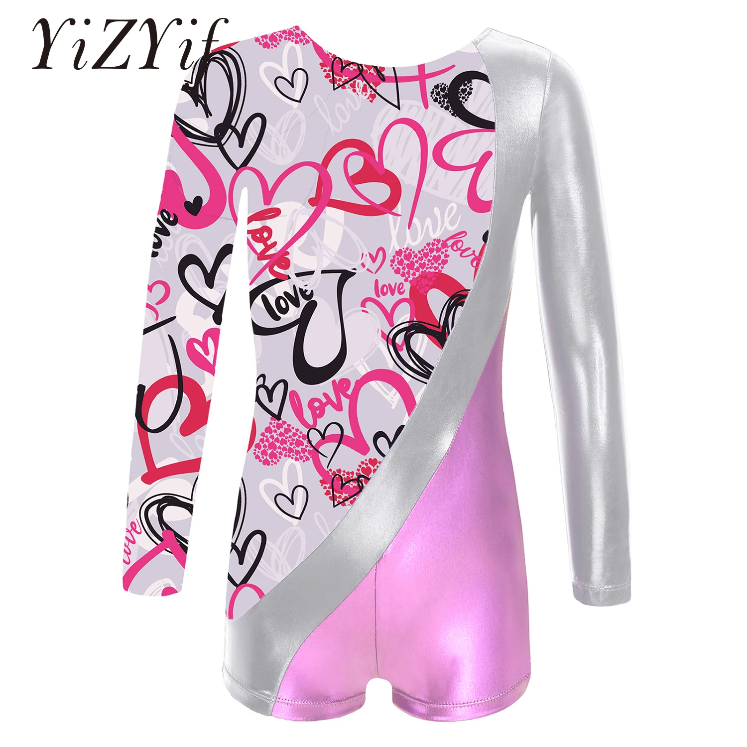 Yruioon Pièces Tenue De Gymnastique Pour Filles Pailletée