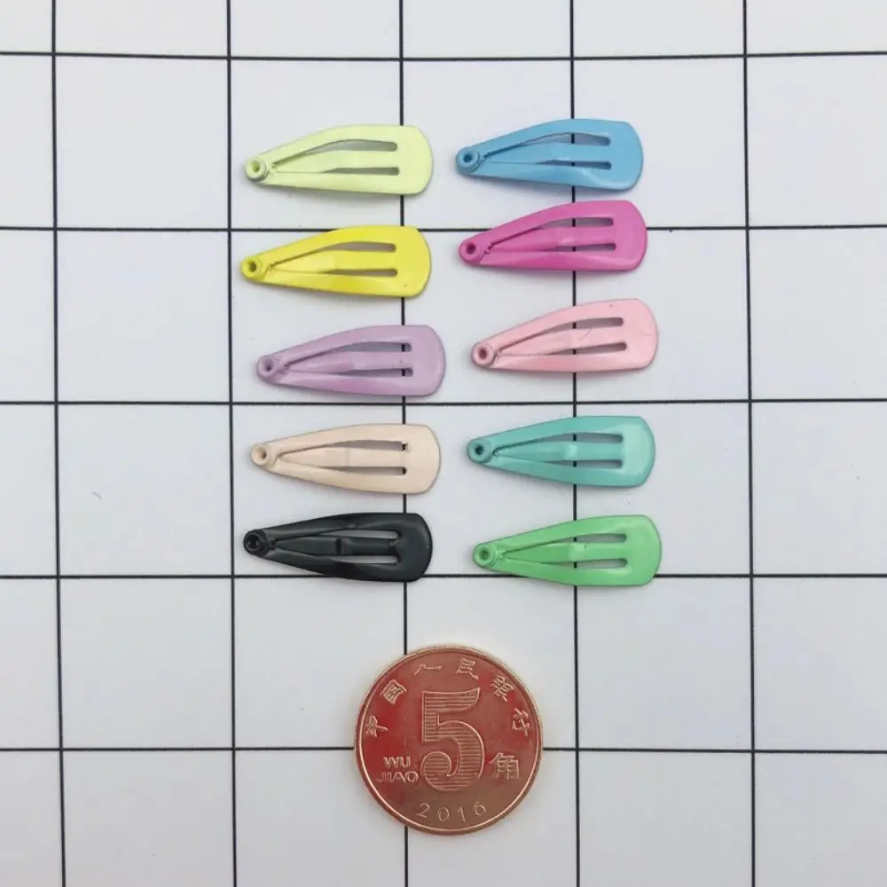 5Pcs/Set 2cm Mini Hair Clip for BJD OB11 DIY Fashionable Baby Hairpins 2CM Metal 1/12 1/8 Doll Accessories for 1/12 1/8 BJD Doll