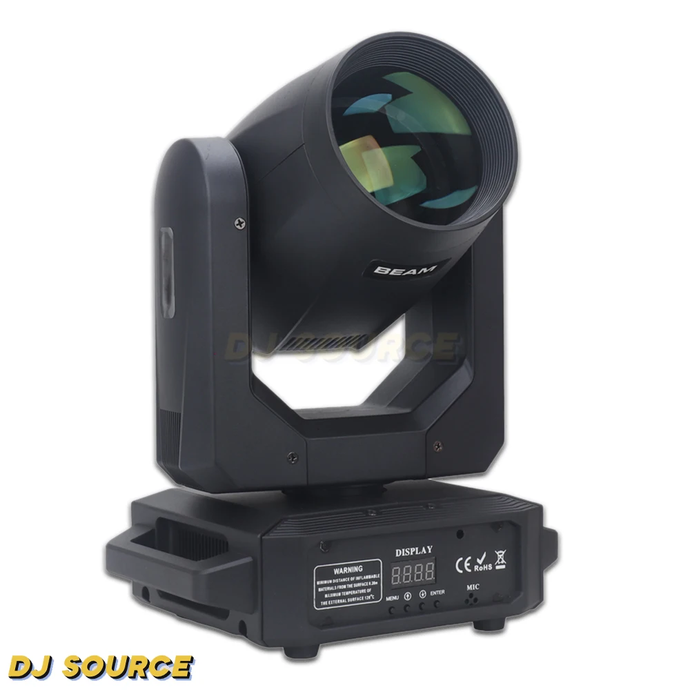 디스코 파티 클럽 무대 효과 조명, 18 회전 프리즘 레인보우 효과, 200W LED 빔 스팟 무빙 헤드 라이트, DMX512, 11, 13 채널