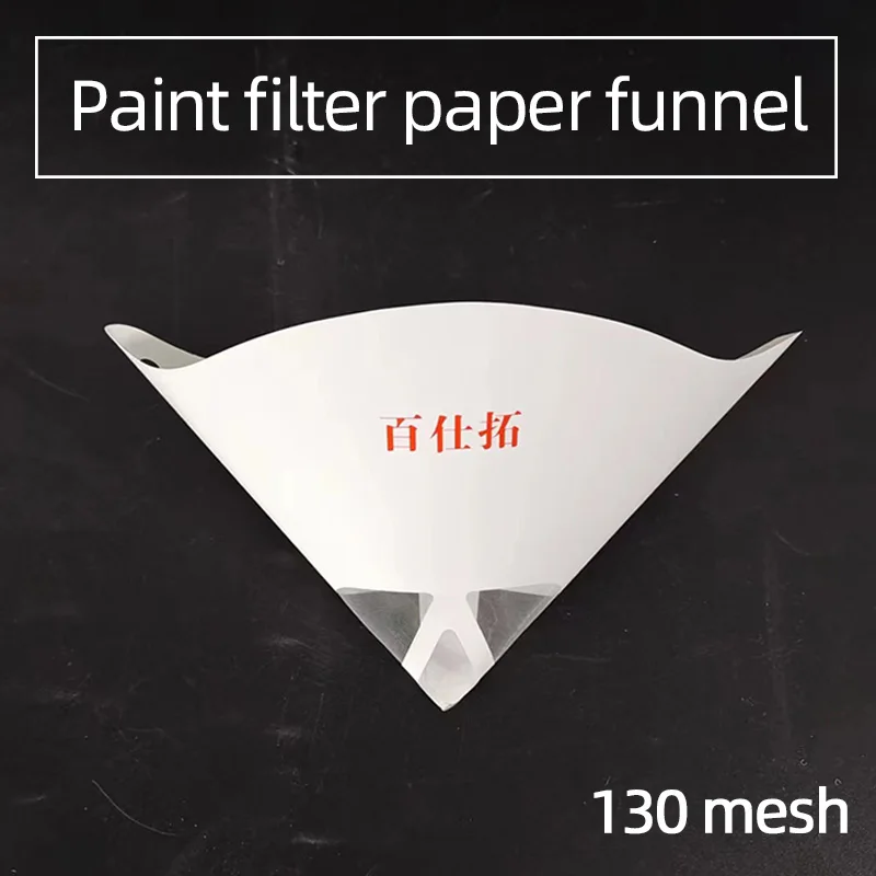 Car Furniture Paint Paper Funnel Nylon Filter Disposable Paint Filter Paint Tool Spray Paint Filter