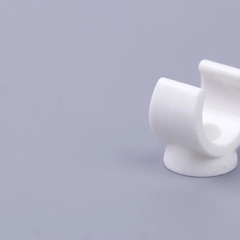 "20mm PVC Water Pipe Clamps Connectors - Secure fit for 0.5/0.79 Inch OD Pex Tubing, TV Trays and Hose Support, Pack of 20."
