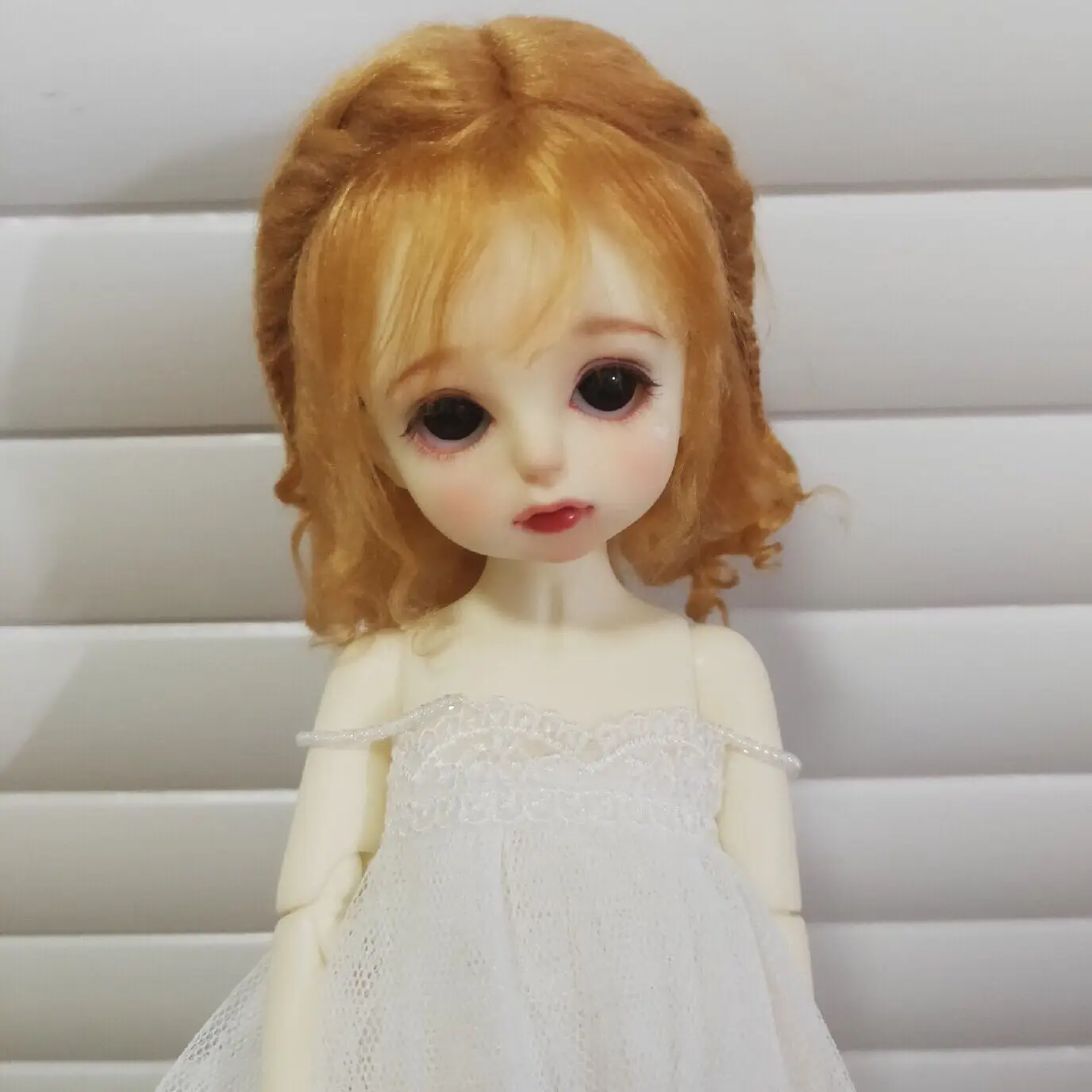 

Doll Wig For 1/8 1/6 1/3 1/4 Bjd Doll Toy Head Princess Head DIY Toy Wig Curly Colorful Hair BJD Doll Wig
