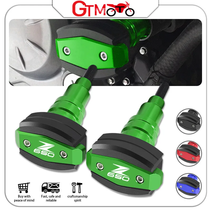 

Аксессуары для мотоциклов слайдеры рамы с ЧПУ Защита от падений защита от ударов для Kawasaki Z400 Z650 2018-2023 2024 z400 z650