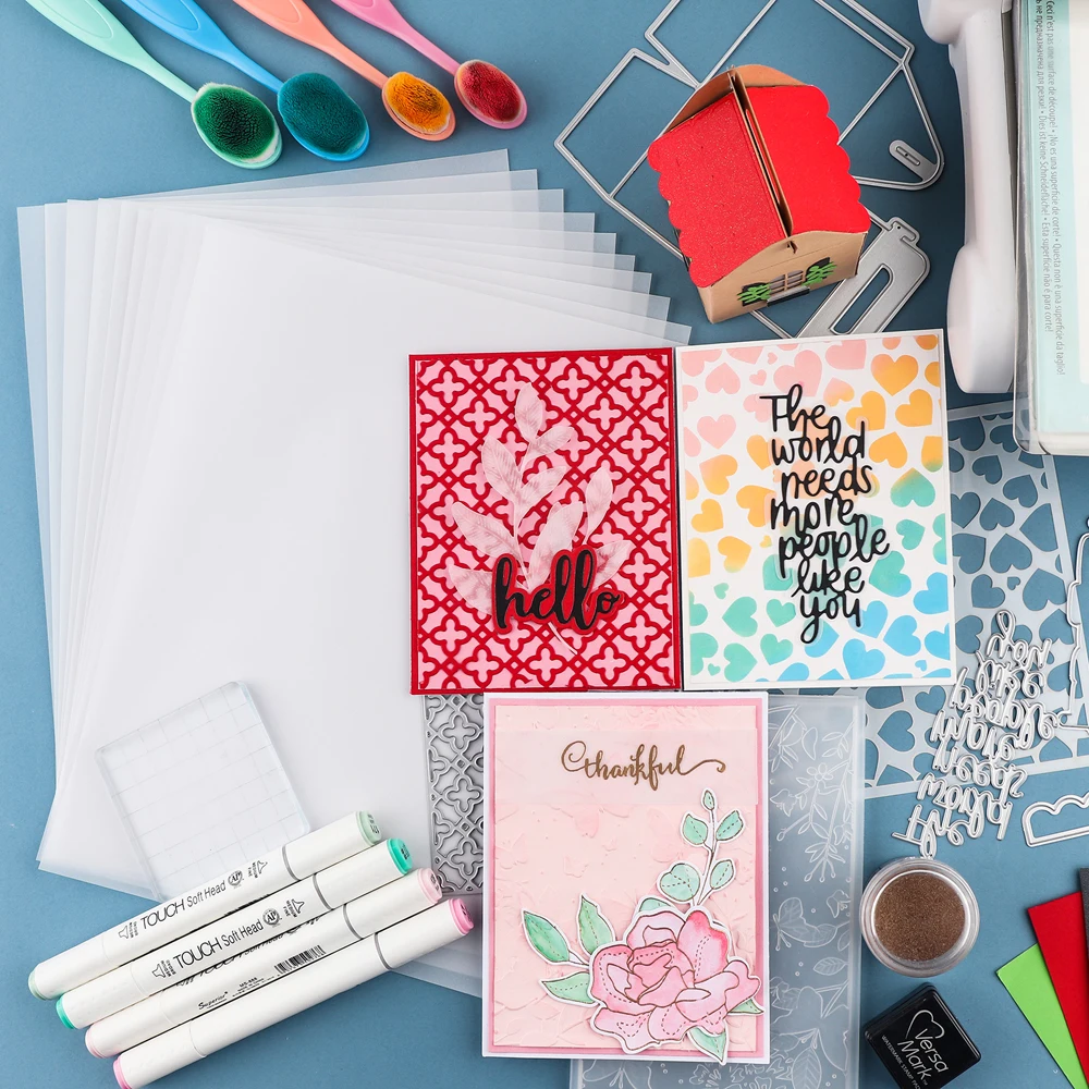 Frosted Vellum Paper Sheets 4