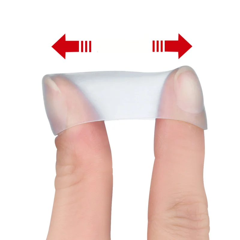 Silicone Gel Little Toe Tube Corns Blisters Corrector Pinkie Protector Bunion Finger Protection Sleeve 2Pcs=1Pair