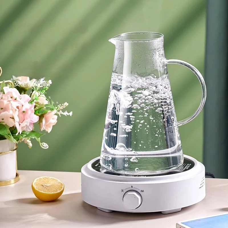 GIANXI Household Nordic style Water Bottle Set Large Capacity High Temperature Resistant Glass Kettle Pure Color Juice Glass
