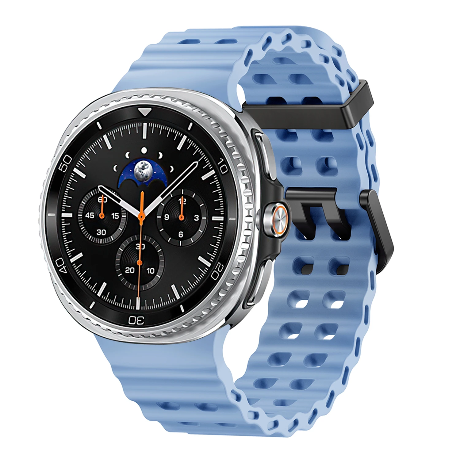 Premium Silicone Watchband for Samsung Galaxy Watch - Marine Blue