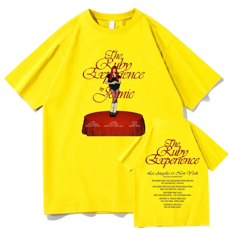 The Ruby Experience by JENNIE T Shirts Pure Cotton Unisex