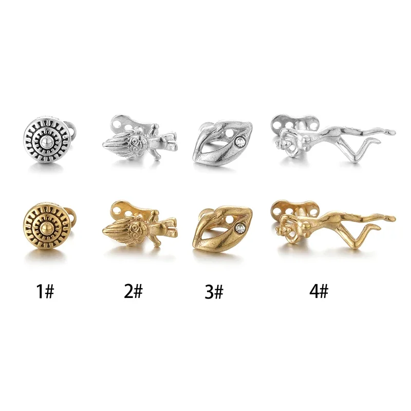 1PC Surgical Steel Micro Dermal Anchor Top Piercing Skin Drivers