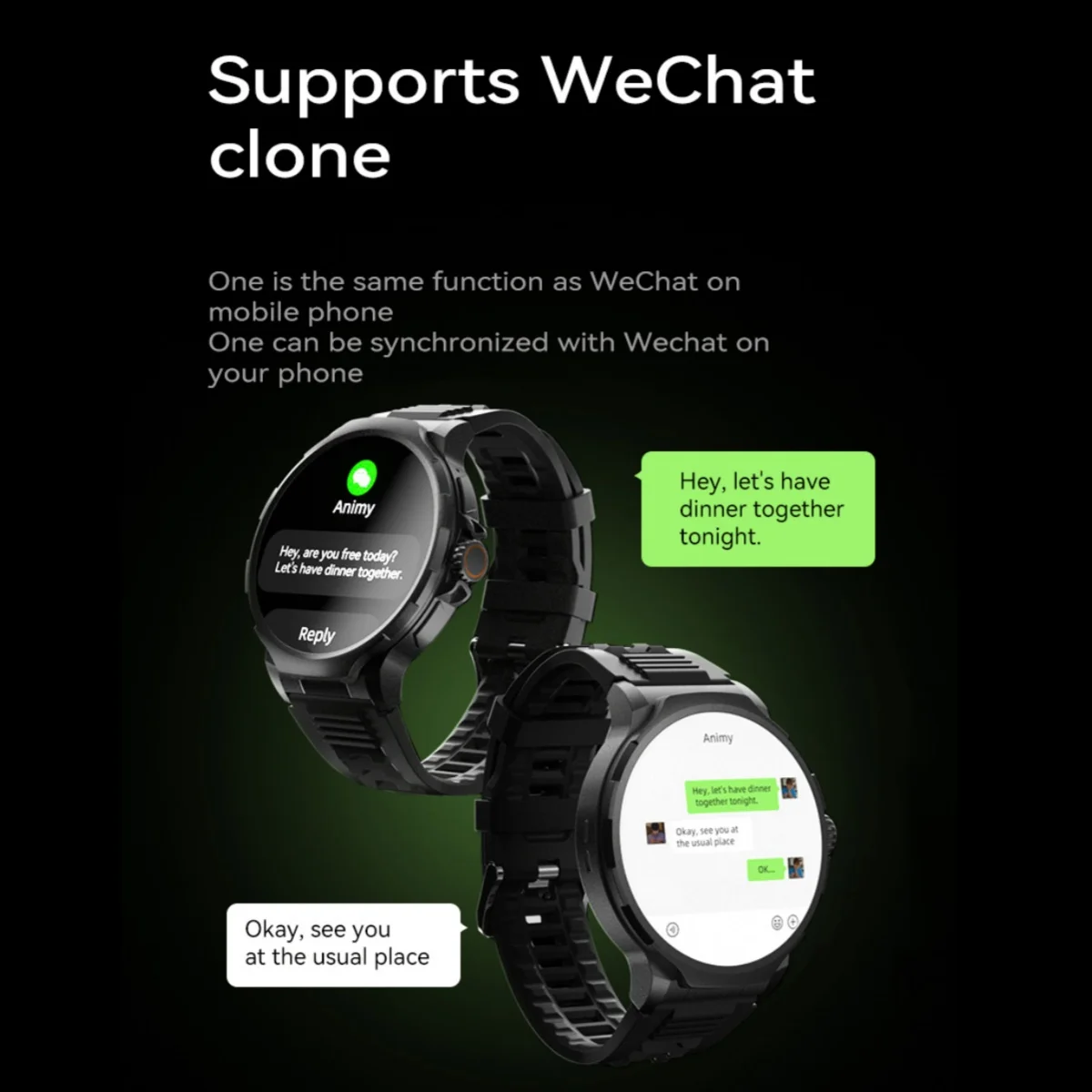 GS100 4G Smart Watch 1.85 inch Screen 180&deg; Telescopic Rotating HD camera WIFI GPS Tracking 4G Full Network Android 9.0