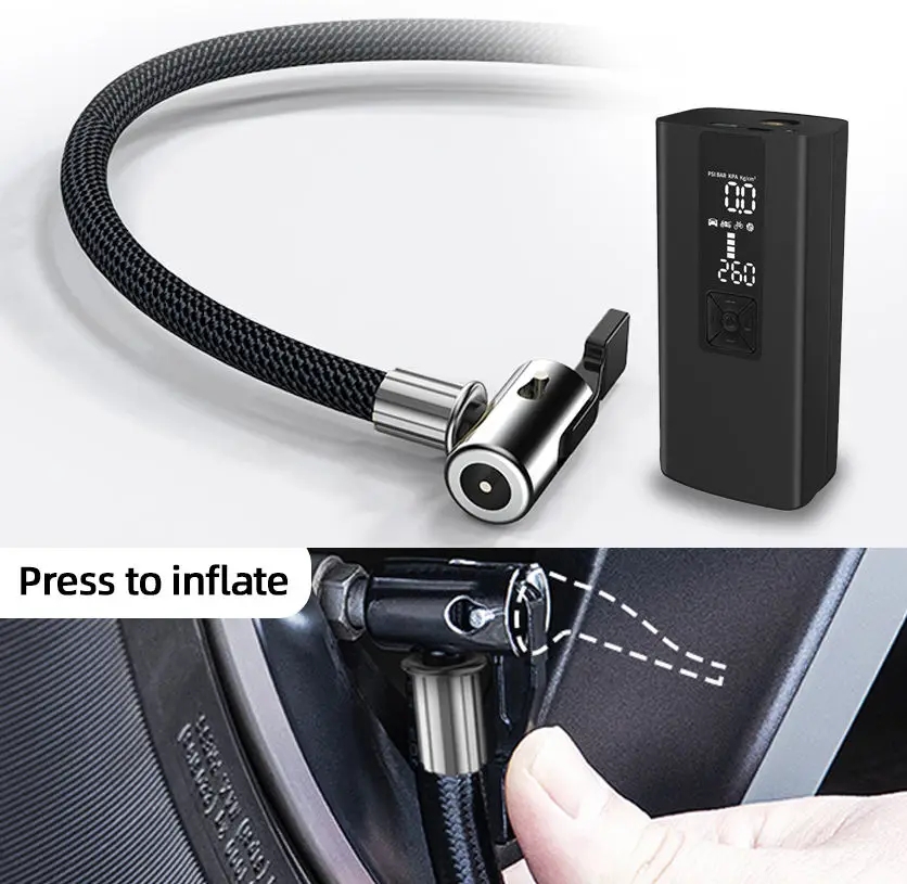 Xiaomi MI Pump Mini Pompe à air Portable Adulte Unisexe, Noir, 5 :  : Auto et Moto