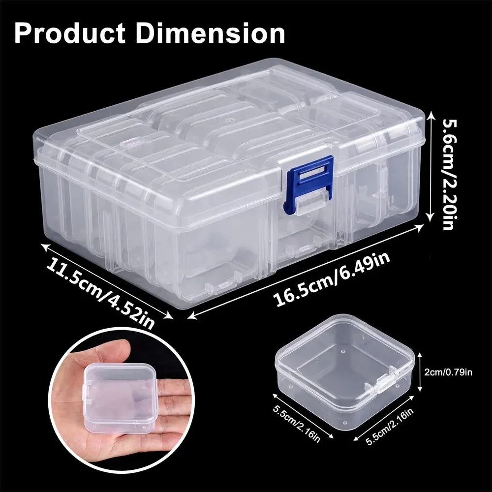 DIY Diamond Painting Embroidery Storage Box Nail Art Jewelry Rhinestone Mosaic Storage Container Multifunctional Box storage box diamond painting storage box storage container plastic storage box jewelry box