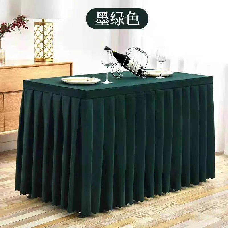 

B160Tablecloth, conference tablecloth, table cover, sign-in table skirt_spot European square