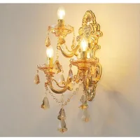 Lampe murale en cristal contemporaine pour chambre à coucher, salon, couloir, style industriel moderne 4