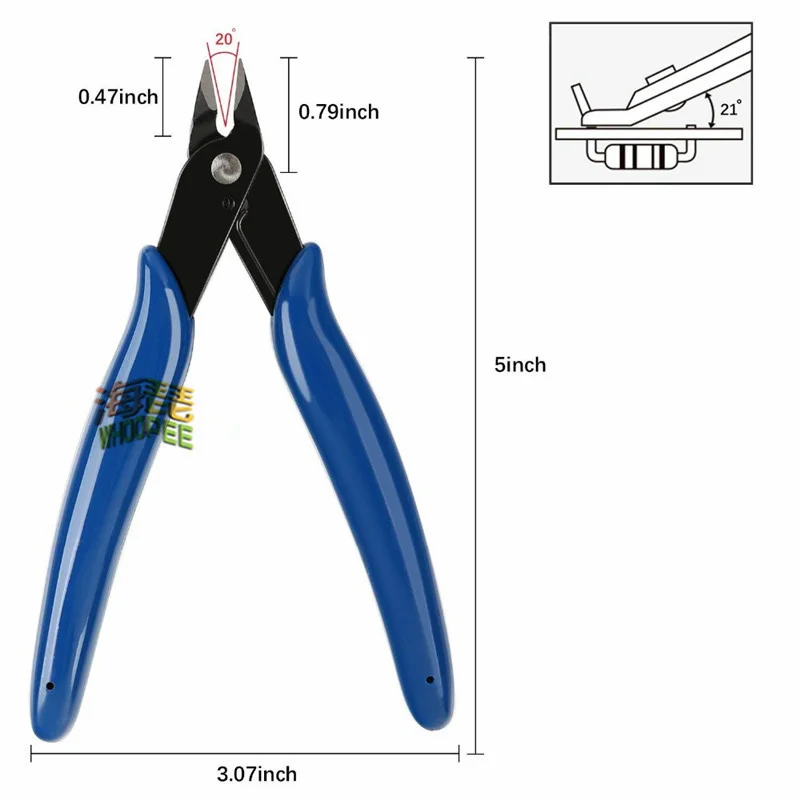 170 풀 클램프 DIY 전자 대각선 플라이어, 측면 절단 니퍼, 와이어 커터, 3..