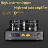 AOSIBAO 200W+200W 2.0 Stereo Bluetooth Rectifier WY2P 6U1 6A2 ECH81 HiFi Tube Amplifier 5200 1943 Power Amplifier Audio 2