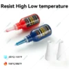 High Strength Red Medium Strength Blue Threadlocker for Nuts Bolts Fasteners Removable Lock Tight Lock & Seal Screw Glue 10ML 2