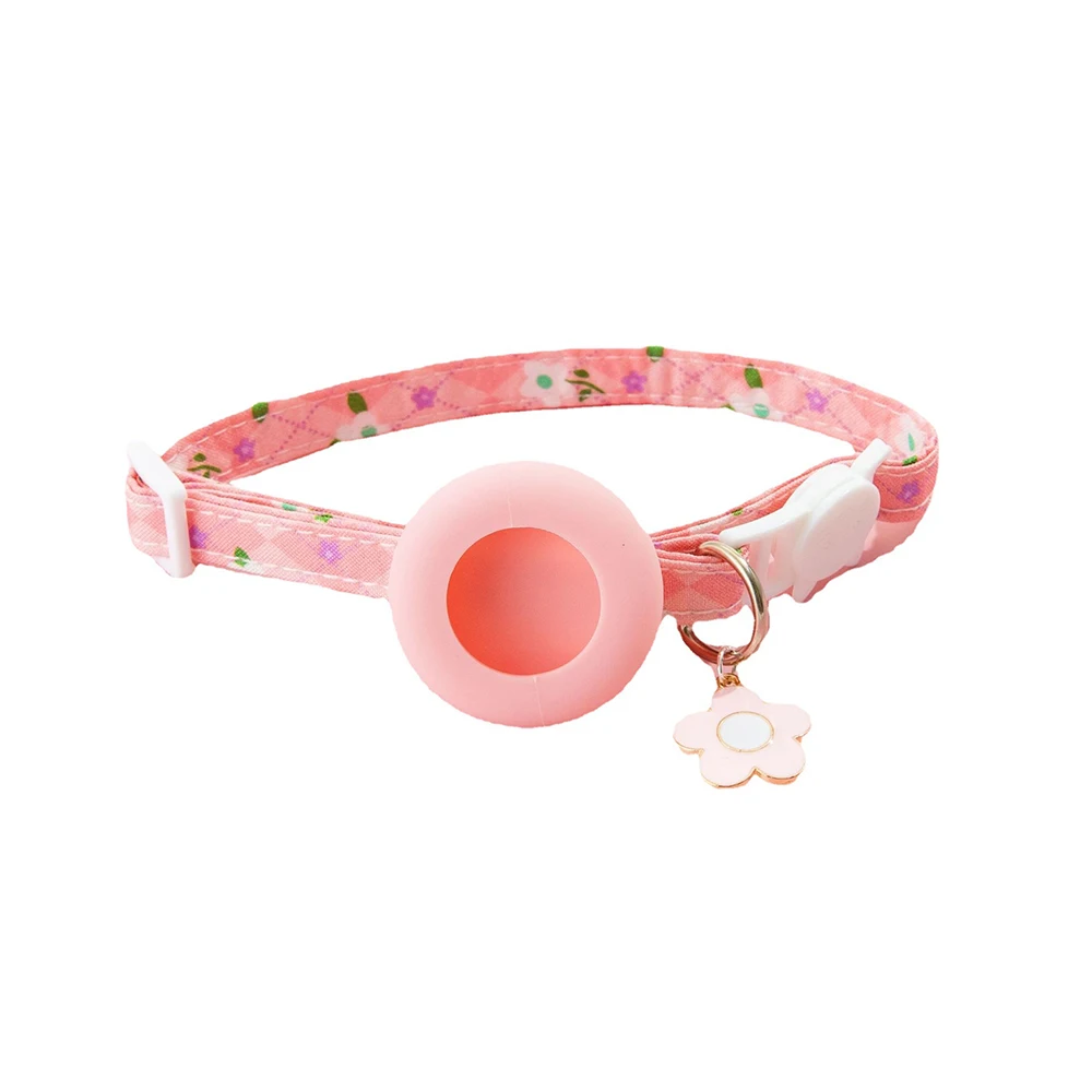 AirTag Cat Collar,print Adjustable Cat Collar with Apple Air Tag Holder,Safety Cat Collars for Girl Boy Cats,Kittens and Puppies 5