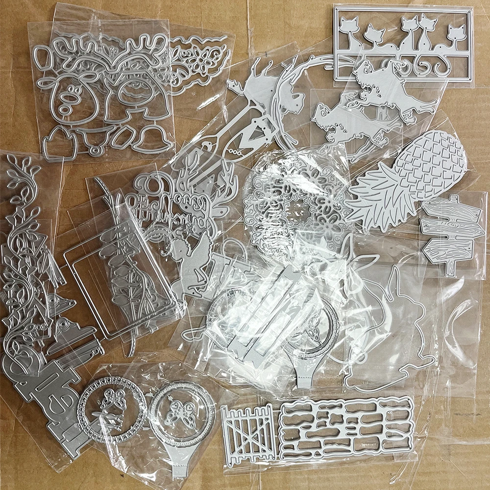 20pcs Random Metal Cutting Dies Diy Scrapbooking New 2022 Embossing