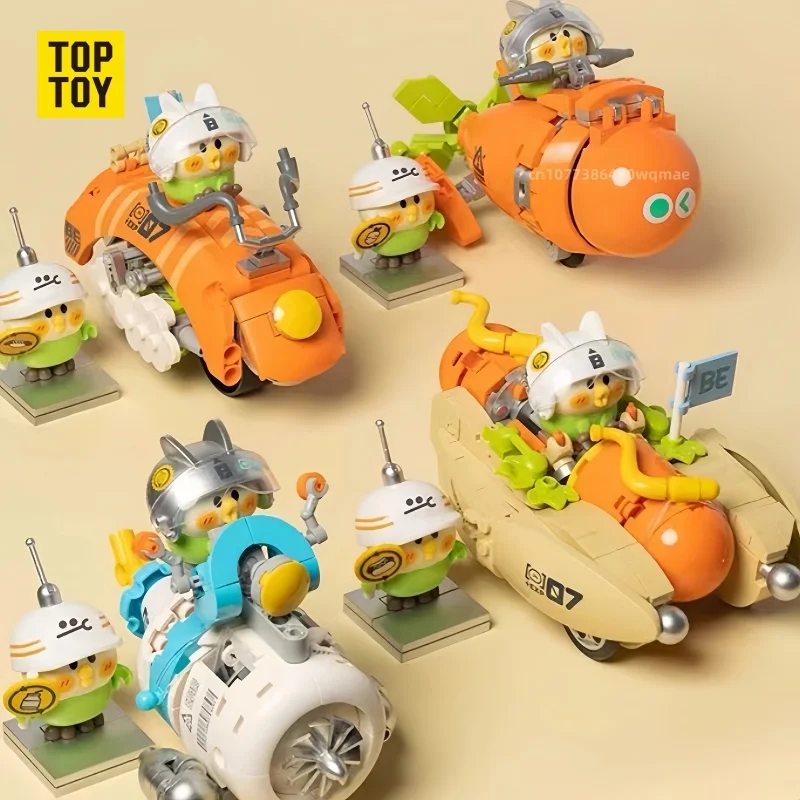 toptoy-little-parrot-bebe-building-block-particle-car-cute-assembly-puzzle-toy-desktop-model-decoration-collection-gift