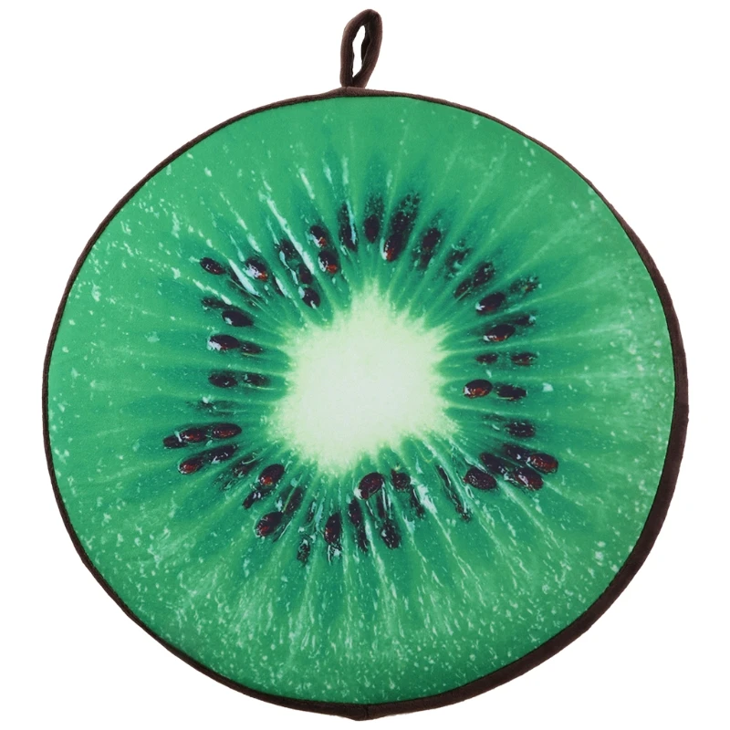 

3D Fruit Kiwi Shaped Office Chair Back Cushions Sofa Throw Pillows Sofa Cushions new arrival