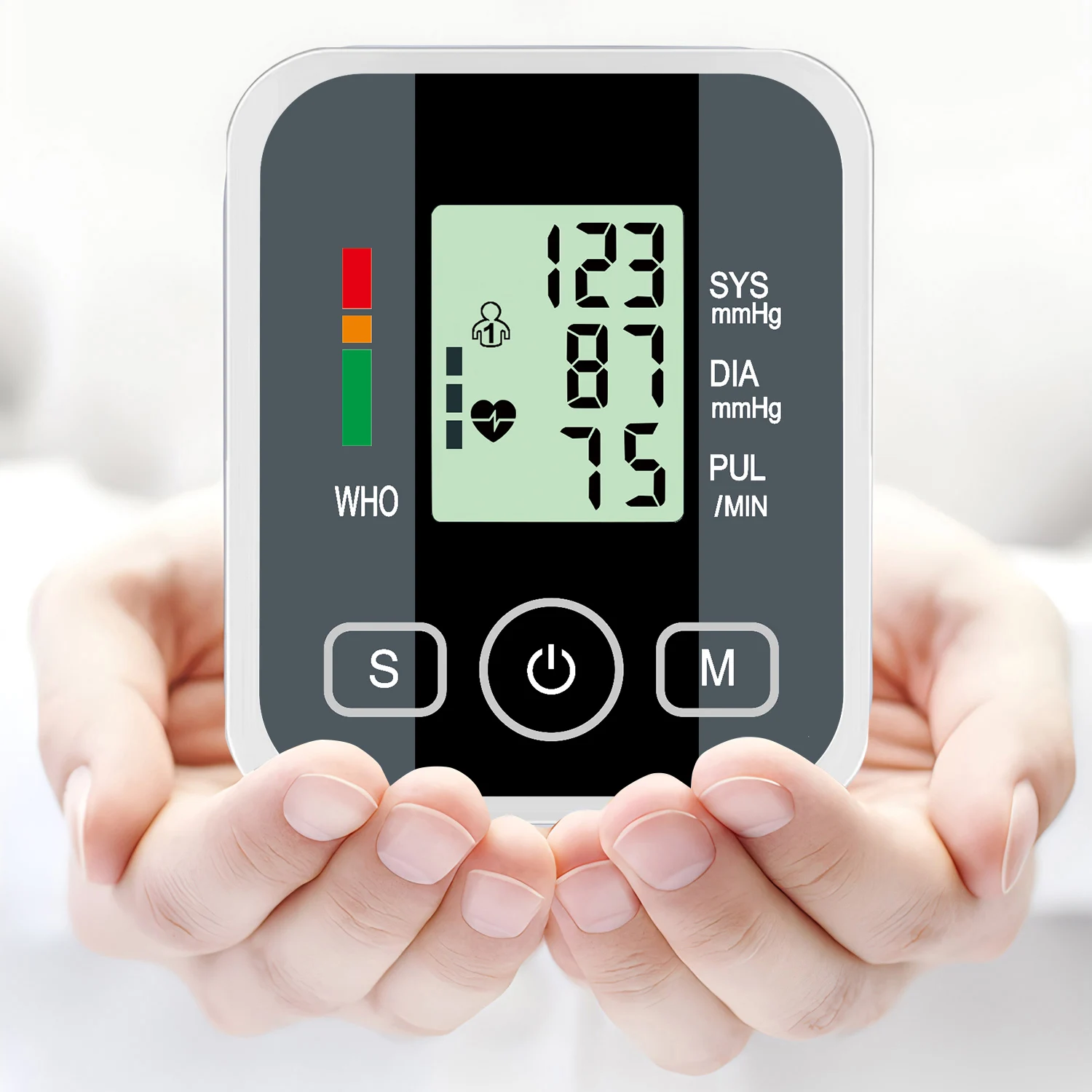Blood Pressure Monitor Digital Tonometer Upper Arm Blood Pressure Meter Automatic BP Medical Sphygmomanometer Pulse