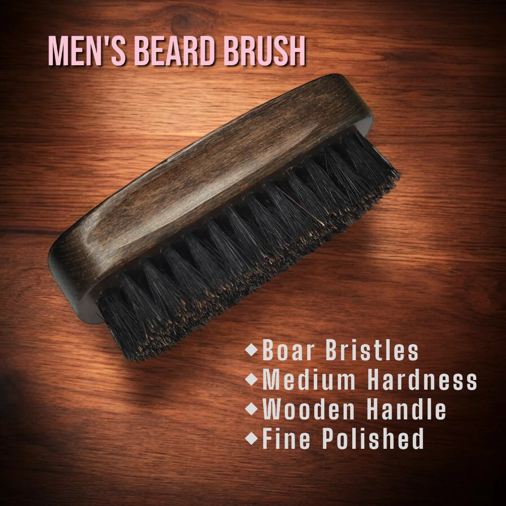 The Gracemen Premium Retro Beard Brush and Facial Brush for Men Boar and Nylon Bristles and Wooden Handle Great Gift to Man 4