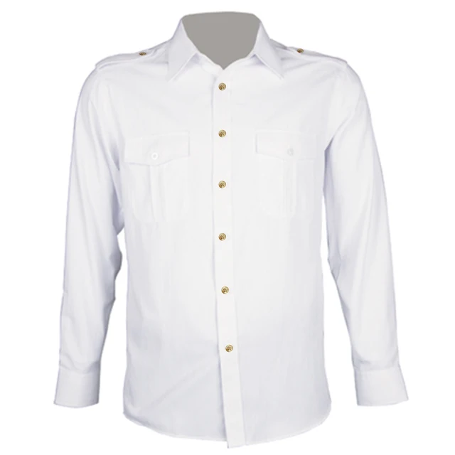 Pilot (BC) Shirt - Navy Fine Check Cotton