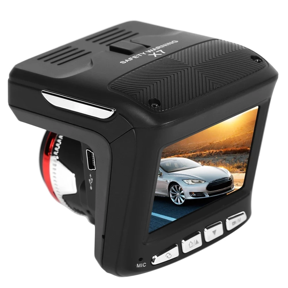 Best 3 IN 1 Car DVR Radar Detector GPS Logger 360 Degree lens Full band