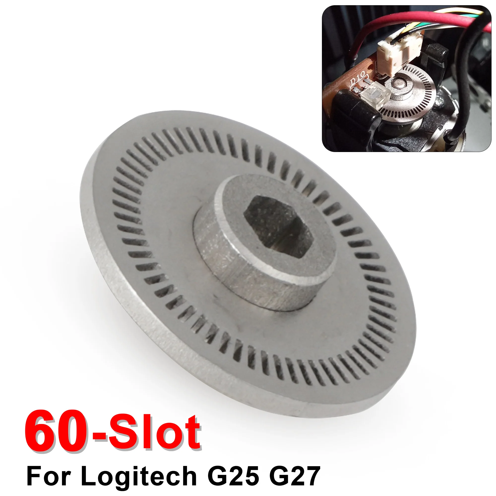 Simulatore Volante 60 Slot Encoder Ottico Sostituire Per Logitech G25 Old G27 Aggiornamenti Driving Force Gt Racing Car Game