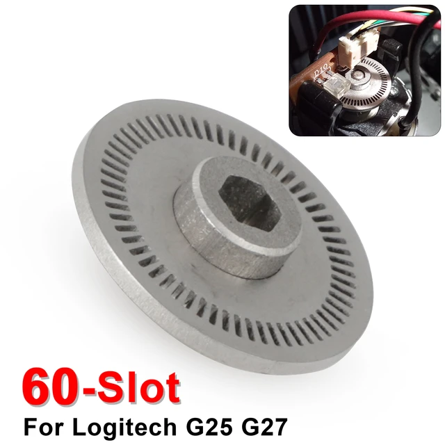 New 60 Slot Steering Wheel Optical Encoder for Logitech G25 Old G27 (60  Slot) Steel Drive Force GT (DFGT) Racing Game C4E9 - AliExpress