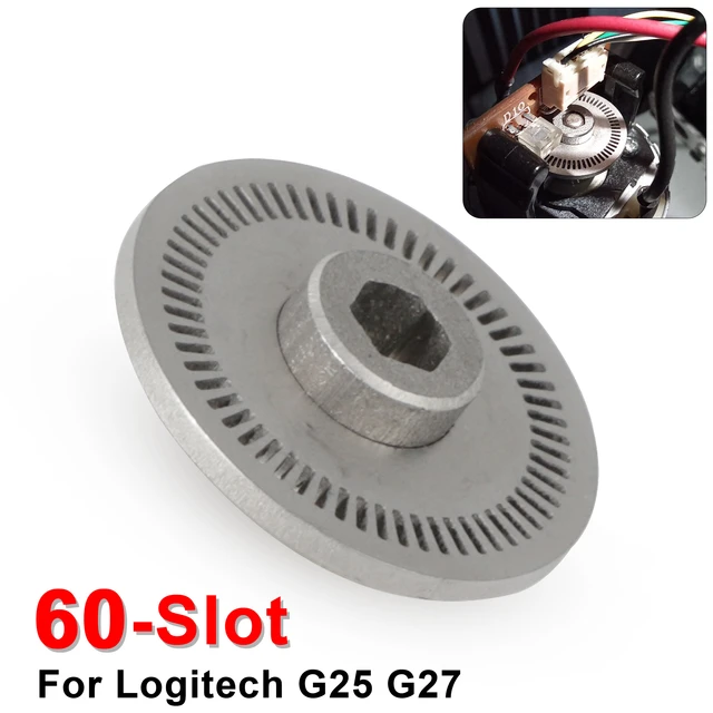 Stainless Steel Wheel Optical Encoder  Logitech G27 Wheel Encoder - 60 G25  G27 - Aliexpress