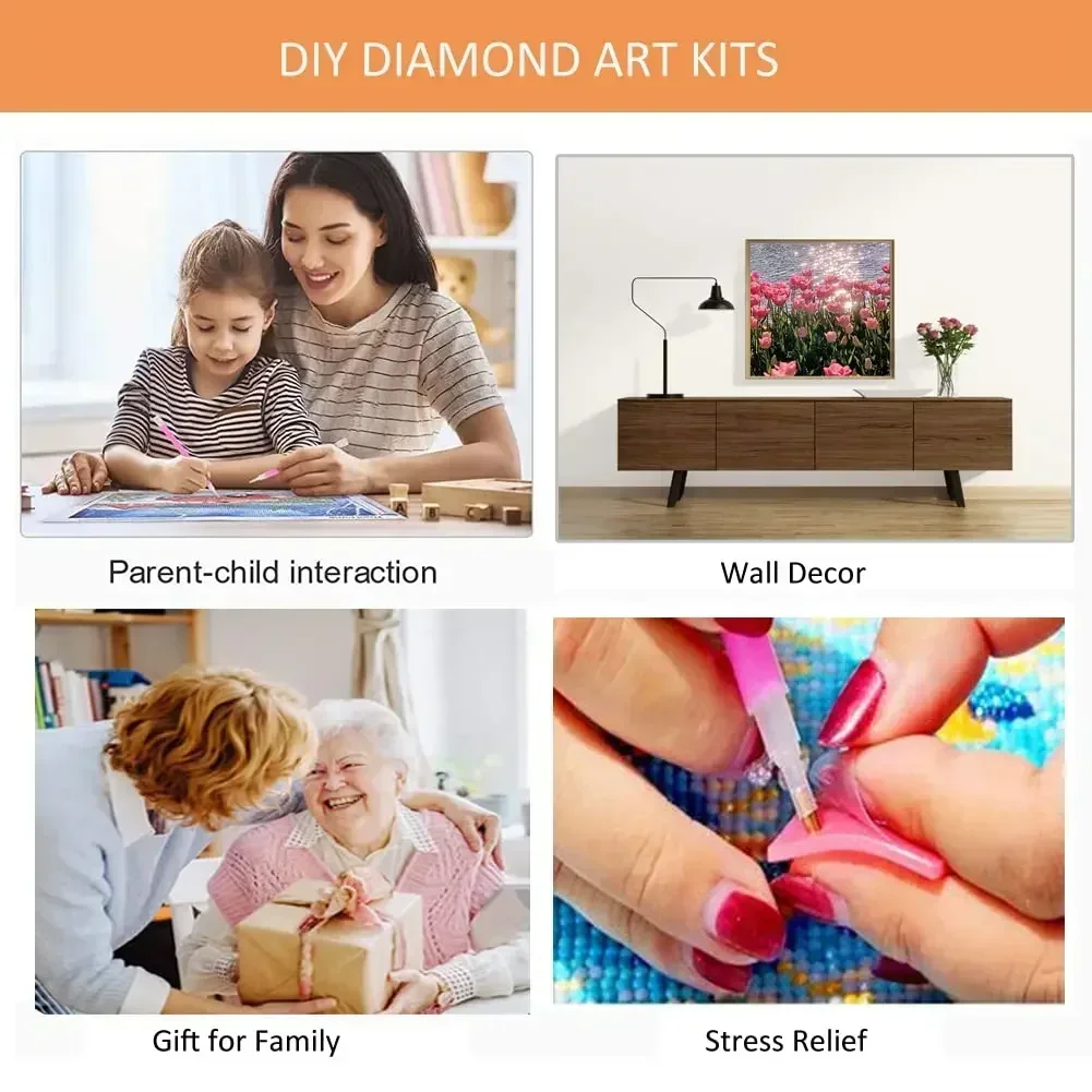 DIY 5D Diamond Painting By Number Kits for Adult,Black Puppies Pugs Dogs,Square Drill Embroidery Cross Stitch Craft Wall Decor