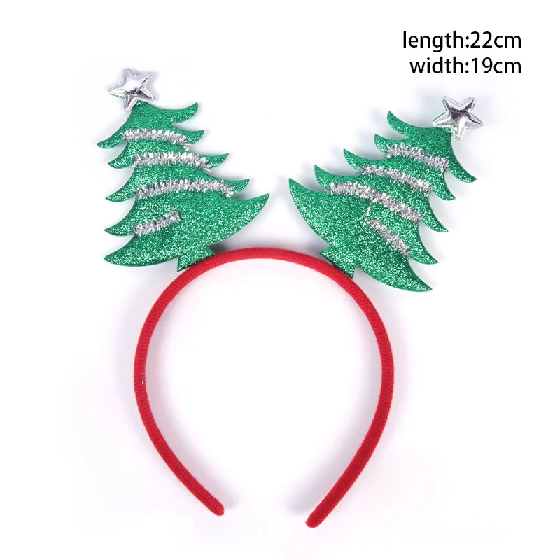 Christmas headband elk antler headband Reindeer Horn Hair Ornaments Merry Christmas Favors photo props Navidad New Year gift 1pc
