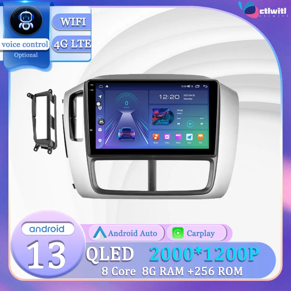 

Android 13 For Honda Pilot 1 2005 - 2008 carplay Touch Screen Autoradio Video player Car Stereo Radio Navigation GPS Multimedia