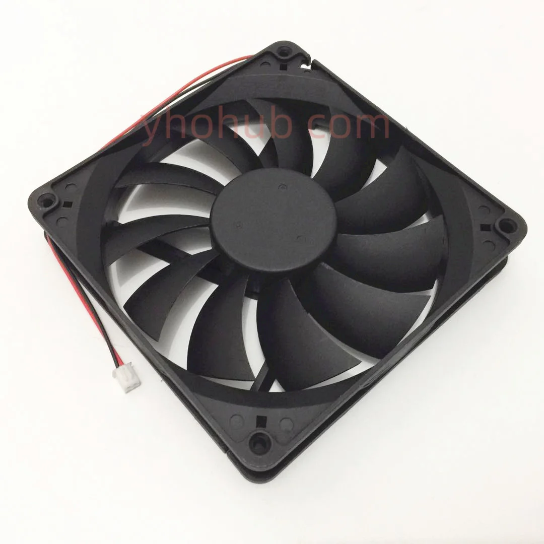 Jovem Lin Dfs132512h dc 12v 3.00w 135x135x25 mm 2-wire Servidor Ventilador de Refrigeração - Imagem 4