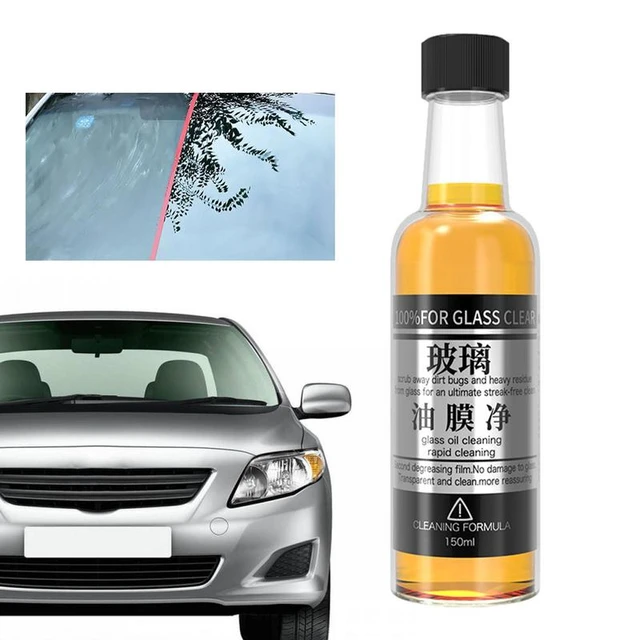 Oil Film Remover For Glass, Windshield Cleaning Tool Universal Glass Cleaner  For Auto And Home Eliminates Coatings - AliExpress