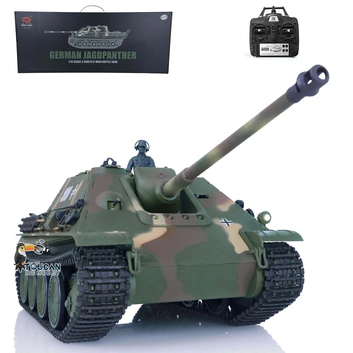 2.4G Heng Long 1/16 Scale 7.0 Plastic Version Jadpanther RTR RC Tank Model 3869 Cars Vehicle Gifts TH17437 2