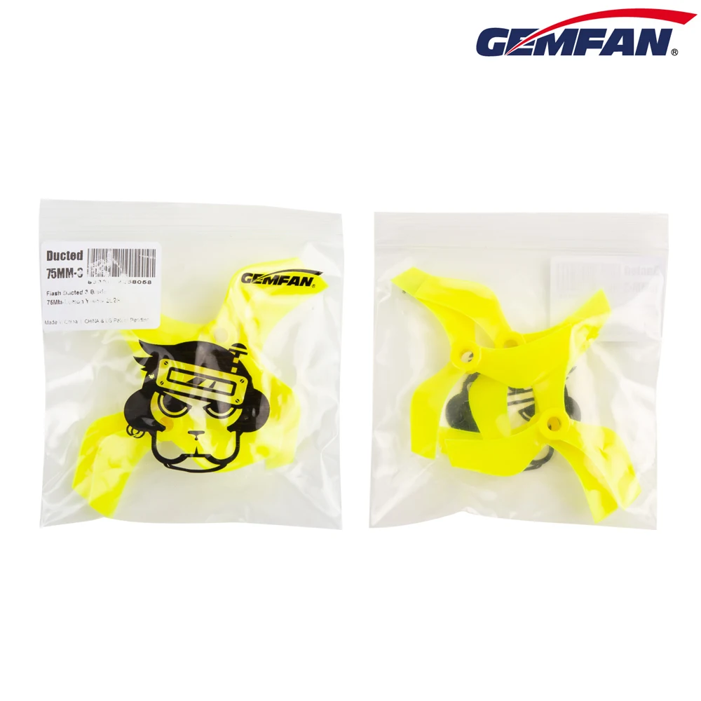 Gemfan d75 75mm Kanal 3 Zoll 3-Blatt PC Propeller für RC Fpv Racing Freestyle 3 Zoll Zahnstocher Cinewhoop Kanal Drohnen 1408 1507 – Detail 12
