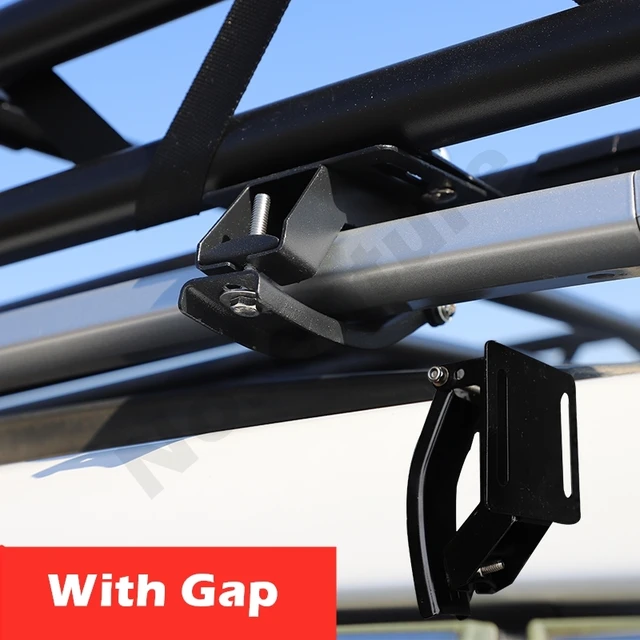 Predrilled Awning Bracket Fits Most Roof Racks&Cargo Cages Gutter