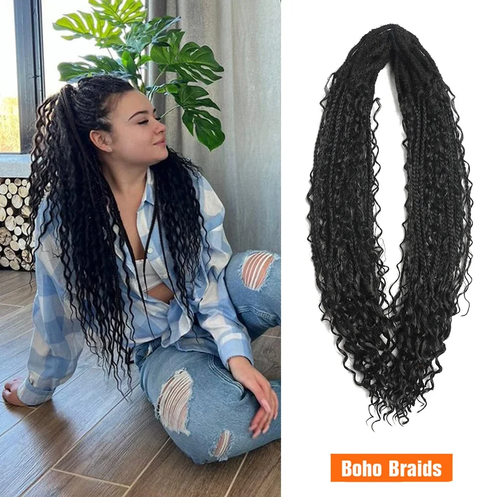 Рисунок 3 - Вьющиеся плетеные волосы Бохо волнистые