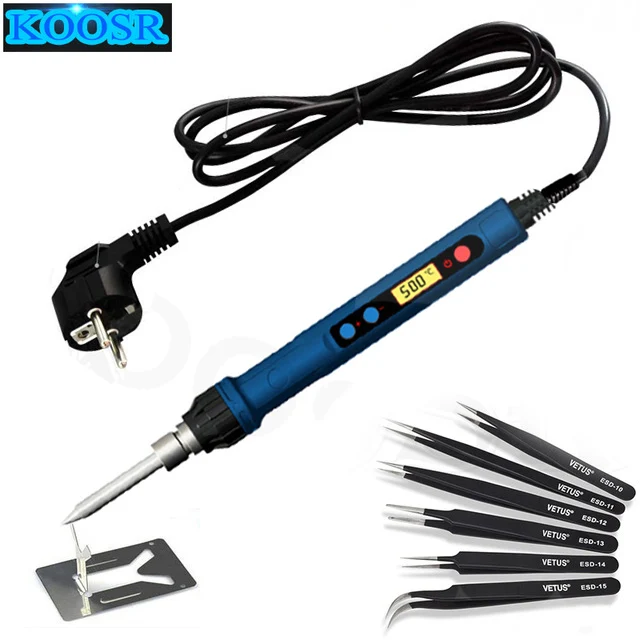 CXG D60W/D90W/D110W Digital Display And Cooled Electric Welding Phone Repair Constant Temperature Heating Type Electric Iron electronics soldering kit Welding Equipment