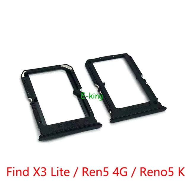 SIM Card Tray For OPPO Find X3 Pro X3 Lite X3 Neo Sim Card Holder Slot Card  Reader Adapter Replacement Parts - AliExpress