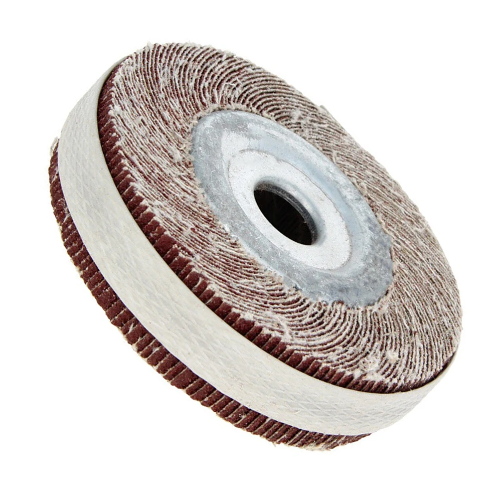 

4inch Flap Wheel Sanding Disc Emery Cloth Abrasive Polishing For Metal Wood Grinding Wheel Sandpaper Rust Removal Polishing Tool