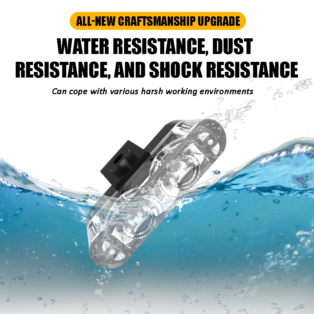 8 In 1 LED Emergency Strobe Lights Police Hazard Signal lights 12V Wireless Remote Car Grille Flash Light Bar for Cars Truck Van