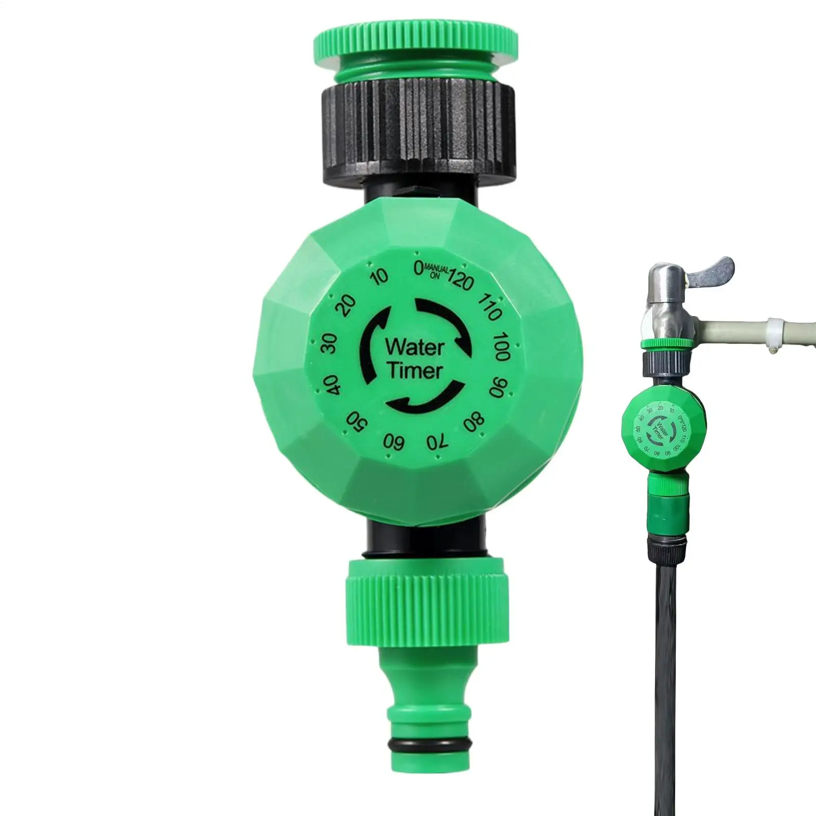 Garden Water Timer Water flow Automatic Controller Garden Irrigation System Mechanical Timer 120 Minutes Outdoor Garden Watering