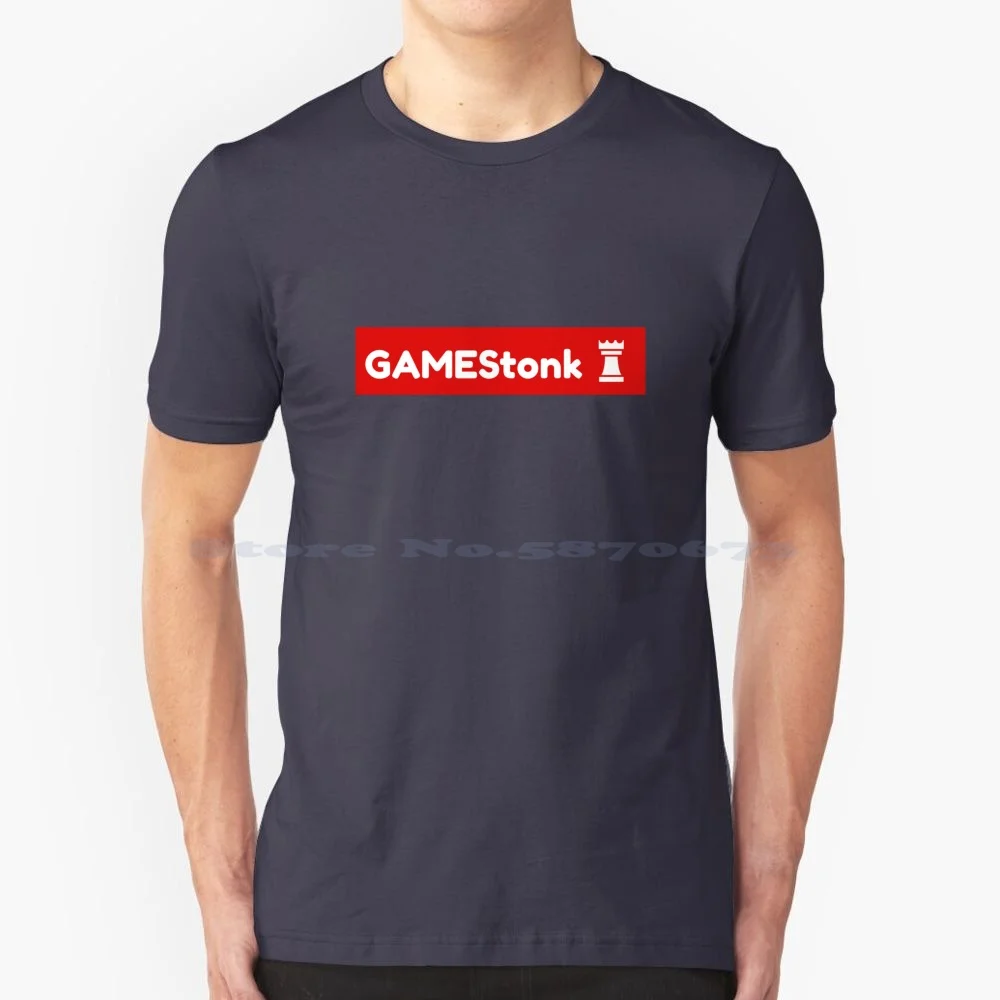 Maglietta Gamestonk Maglietta 100% Cotone Tee Gamestop Gamestonk Crypto Doge Bitcoin Robin Elon Musk Stock Trade