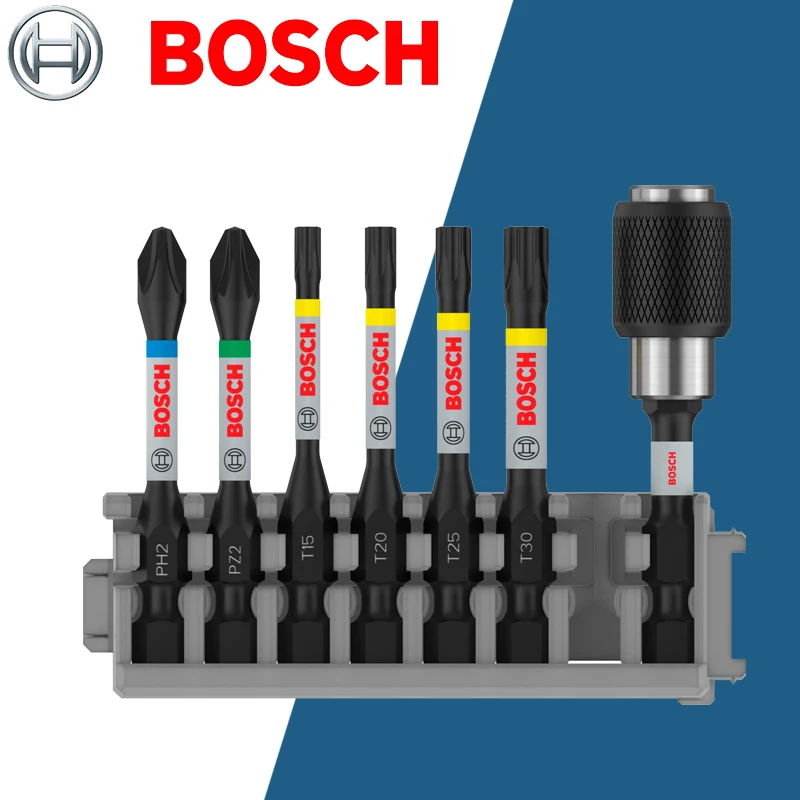 Punte Per Avvitatore Bosch PH2 - Set 3 Pezzi Da 89mm Per Lavori Professionali