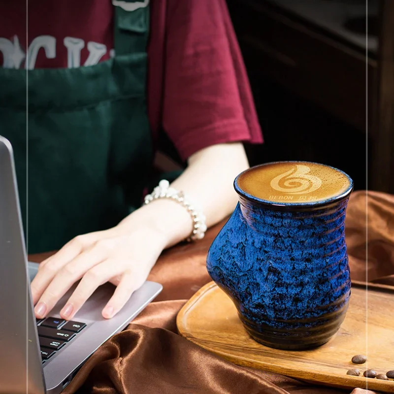 500ml Creative Ceramic Coffee Cup, Kiln Changed Pottery, Cute Tea Cups, Kung Fu Teacup, Wholesale