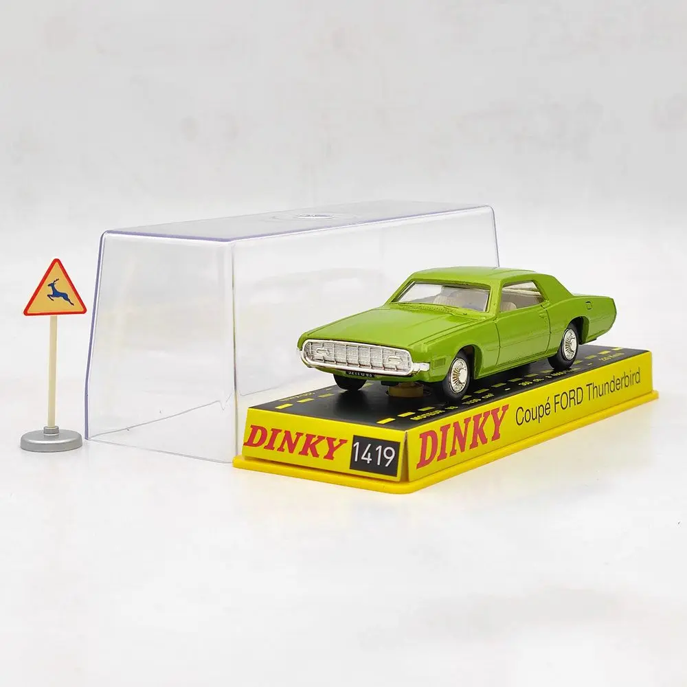 Atlas 1/43 Dinky Toys Ref 1419 Coupe Thunderbird Diecast Models Green Limited Edition Collection Toys Car
